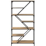  Polica Umjetnički hrast 91 x 36 x 176 cm Konstruirano drvo | shoptok.hr