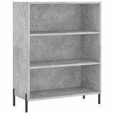 Ormarić s policama boja betona 69,5x32,5x90cm konstruirano drvo | shoptok.hr