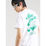 Iriedaily Majica 'Spa Ghetti' zelena / bela | Shoptok.si