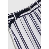 Marisse White Striped Viscose Trousers | ePonuda.com