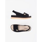 GOODIN Openwork soft sandals black | Shoptok.si