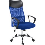 Timeless Tools Ergonomska pisarniška stolica z visokim naslonjalom - nastavljiva višina in nagibni mehanizem - modra, (5000262175) Cene