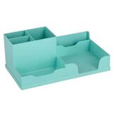 TIP Spirit: Namizni večdelni organizator za pisalne potrebščine, pastelno zelena | Shoptok.si
