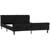 The Living Store Posteljni okvir črn žamet 160x200 cm - Posteljni Okvir, (21493380) | Shoptok.si