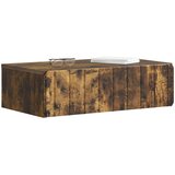 Stolna montirana na zid Dimljeni hrast 59 x 34,5 x 17 cm | shoptok.hr