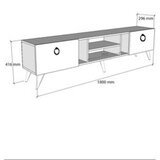 Hanah home tv polica rudy ciragan anthracite | ePonuda.com