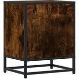 vidaXL Nočna omarica 2 kosa dimljen hrast 40x31x50 cm inženirski les | Shoptok.si