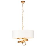  Endon 95268 - Luster na lancu 3xE14/6W/230V Ø 60 cm bela/mesing | Eponuda.com