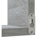 vidaXL Stenska kotna polica 2 kosa siva sonoma 40x40x50 cm | Shoptok.si