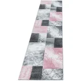 Rožnat/siv tekač 80x300 cm Hawaii –