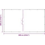  Prozirna cerada s ušicama 3x6 m polietilen | shoptok.hr