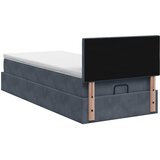  Podesivi krevet s madracem Tamnosiva 100 x 200 cm Baršun | shoptok.hr