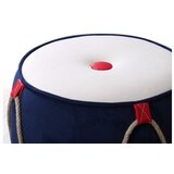 Atelier Del Sofa Tabure 44x42cm, Plavo-bijela | Eponuda.ba