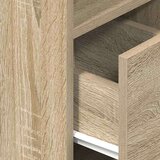 vidaXL Noćni ormarići 2 kom s ladicom sonoma hrast 25x31x66 cm | shoptok.hr