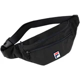 Športne torbe Bissau Coated Canvas Double Zipper Waist Bag Črna