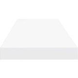 vidaXL plutajuća zidna polica bijela 80 x 23,5 x 3,8 cm MDF | shoptok.hr