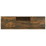 TV ormarić boja dimljenog hrasta 140x35x40 cm konstruirano drvo | shoptok.hr