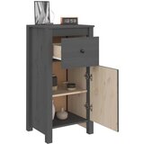  Komoda 2 kosa siva 40x35x80 cm trdna borovina, (20654653) | Shoptok.si