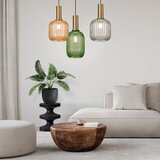Toolight Narančasta stropna viseća staklena svjetiljka APP458-1CP | shoptok.hr