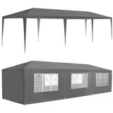 Baštenski šator, 3x9 m, 8 stranica, gray,