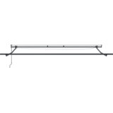 vidaXL Automatska uvlačiva tenda s LED svjetlom Zelena i Bijela 450x300 cm, Zamjenska tkanina za tendu za okvir 4,5x3 m Zelena i Bijela | shoptok.hr