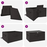  Kutija za spremanje 24 pcs Antracit 60 x 43 x 35 cm | shoptok.hr