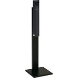 VAR Stoječi pepelnik, jeklena pločevina, VxŠxG 1250 x 310 x 310 mm, antraciten | Shoptok.si