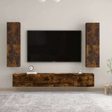  Stenska TV omarica dimljeni hrast 30,5x30x110 cm, (20730507) | Shoptok.si