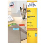 Avery Zweckform Etikete za označevanje, modre 70 x 37 mm | Shoptok.si