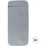  Ručnici za plažu 6 kom sivi 60 x 135 cm od tkanine 400 GSM | shoptok.hr