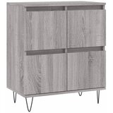  Komoda sivog hrasta sonome 60x35x70 cm od konstruiranog drva | shoptok.hr