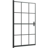 Pregrada za tuš ESG 80 x 140 cm crna | shoptok.hr