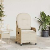  Naslonjač s jastukom Bež 56 x 66 x 95 cm poliratan | shoptok.hr