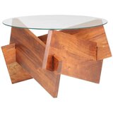 vidaXL Klubska mizica 60 cm trden akacijev les | Shoptok.si