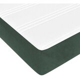  Madrac s oprugama srednje tvrdoće tamnozeleni 160x210x20 cm baršunasti | shoptok.hr