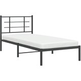  Metalni okvir za krevet s uzglavljem crni 90x190 cm | Eponuda.ba