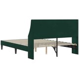  Okvir za krevet Tamnozelena 140 x 190 cm Baršun - Tamnozelena 140 x 190 cm | shoptok.hr
