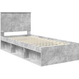  Konstrukcija postelje Beton 90 x 200 cm Masivno borovo les, (5000121204) | Shoptok.si