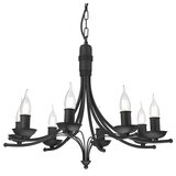  Luster na lancu LUCY 8xE14/60W/230V crna | Eponuda.com