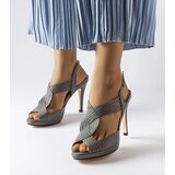 Gemre Gray high-heeled sandals Tougas | ePonuda.com
