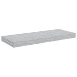  Plutajuća zidna polica siva boja betona 60 x 23,5 x 3,8 cm MDF | shoptok.hr