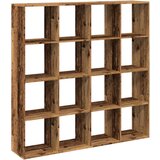 vidaXL Ormarić za knjige boja drva 137,5x29x137,5 cm konstruirano drvo | shoptok.hr