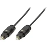 Toslink digitalni audio priključni kabel 0.50 m crna (mat)