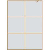  Zid za walk-in tuš Zlatno 140 x 195 cm Staklo otporno na udarce | shoptok.hr