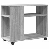  Bočni stolić s kotačima boja hrasta sonome 70x35x60 cm drveni | shoptok.hr