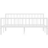  Za krevet bijeli metalni 180 x 200 cm | shoptok.hr