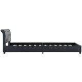  Za krevet od umjetne kože crni 100 x 200 cm | shoptok.hr