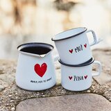 Cuckoo Cups POROČNI DARILNI SET ‘HVALA, KER TE IMAM’ Z LONČKOMA | Shoptok.si