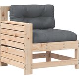  Vrtna sofa s naslonom za ruke i jastukom od masivne borovine | shoptok.hr