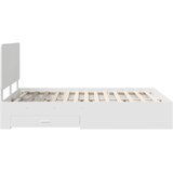  Krevetna konstrukcija Bijelo 140 x 190 cm Konstruirano drvo | shoptok.hr